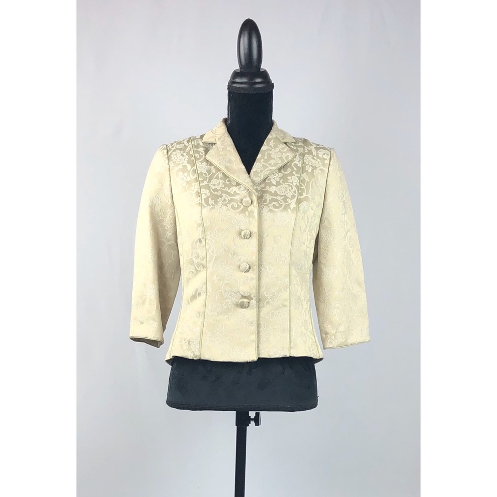 Women’s 3 Quarter Sleeve Floral Print Blazer